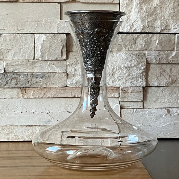 ROYAL SELANGOR pewter Bacchus wine funnel - Picture 1 of 10